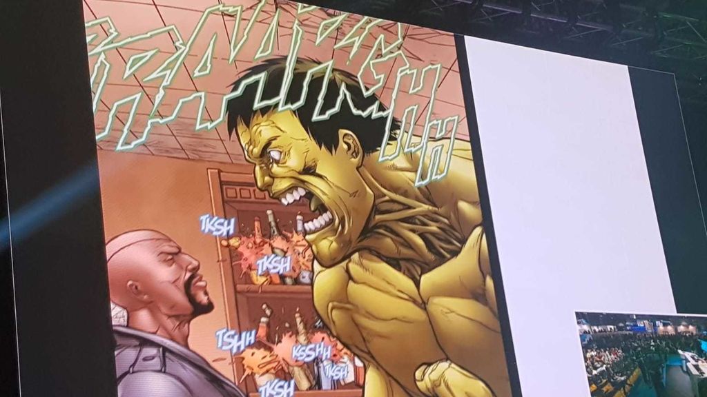 Uno de sus dibujos en MGW