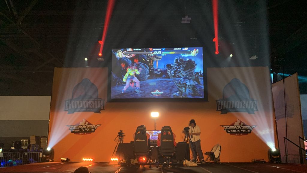 Tekken, una de las estrellas del campeonato de juegos de lucha en Atlanta